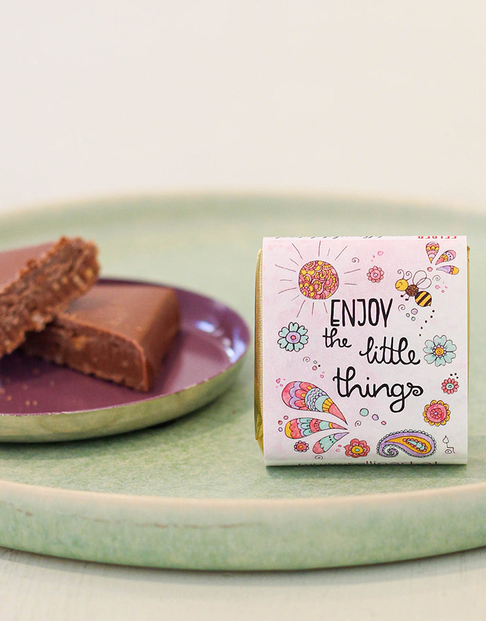 Schokolade "Enjoy the little things"-RollinArt