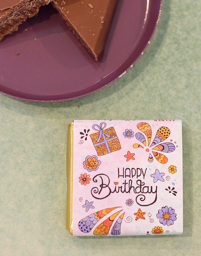 Schokolade "Happy Birthday"-RollinArt