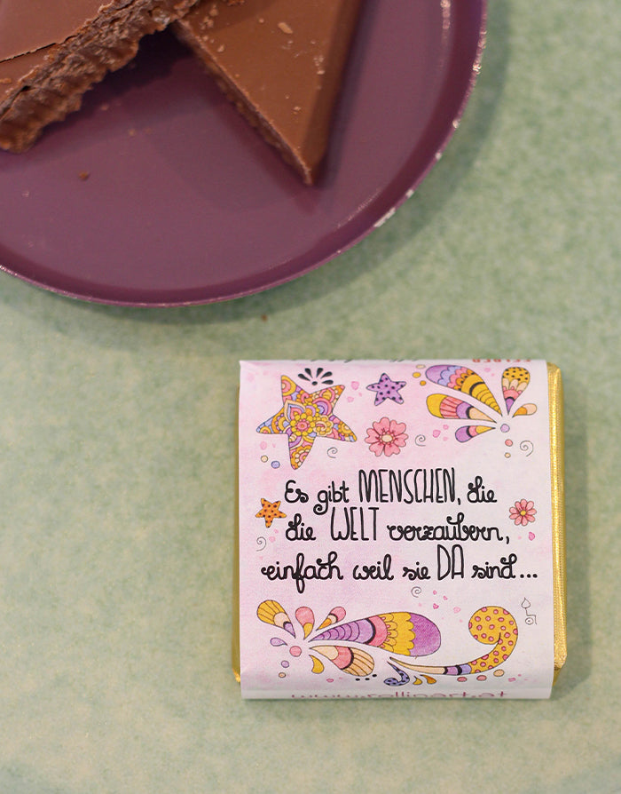 Schokolade "Welt verzaubern"-RollinArt