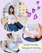 Schwangerschafts T-Shirt "Liebe im Bauch"-RollinArt