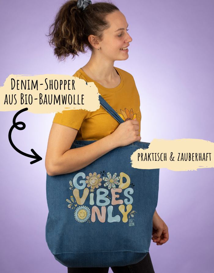 Shopper "Good Vibes Only"-RollinArt