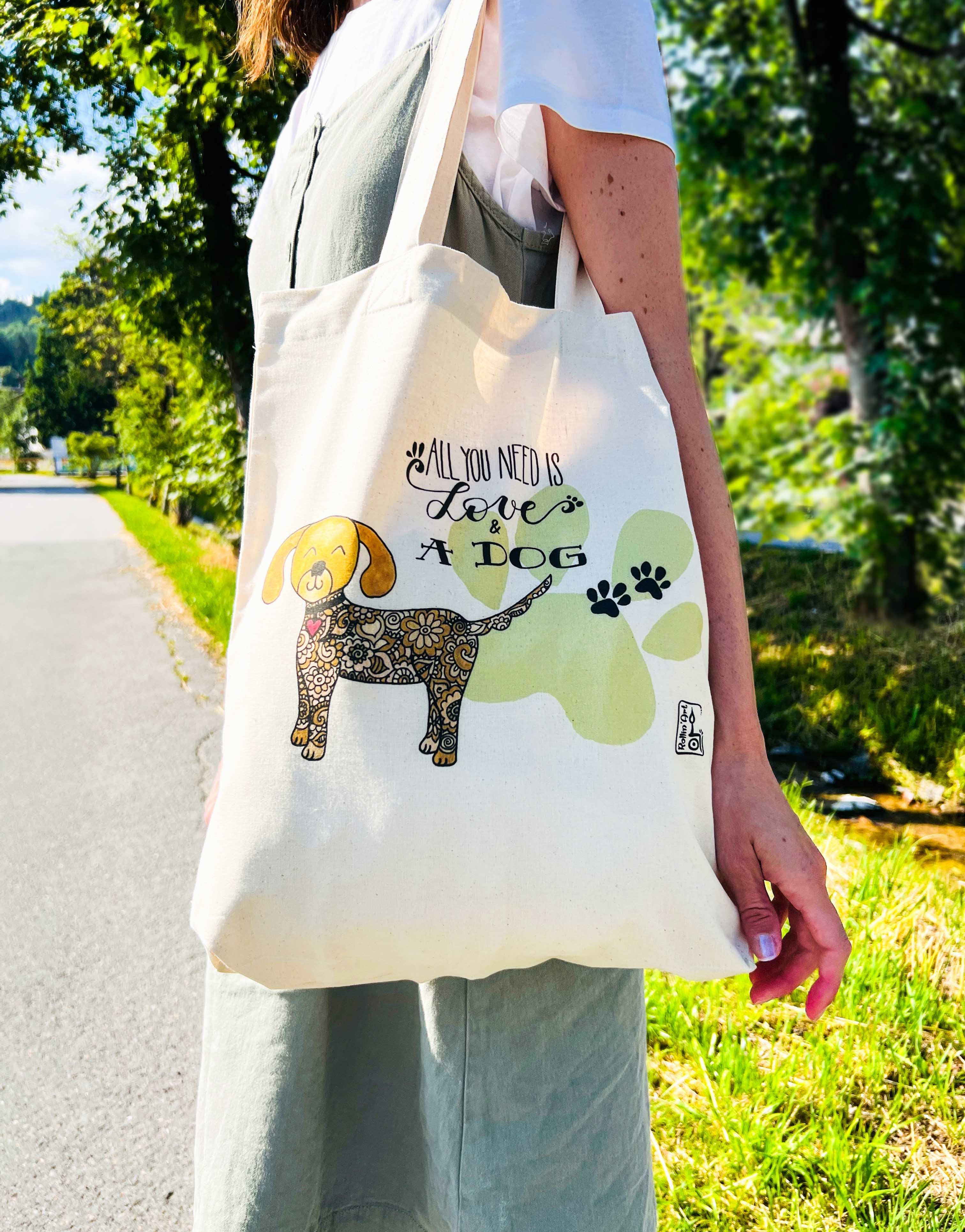 Tasche "All you need is... dog"-RollinArt