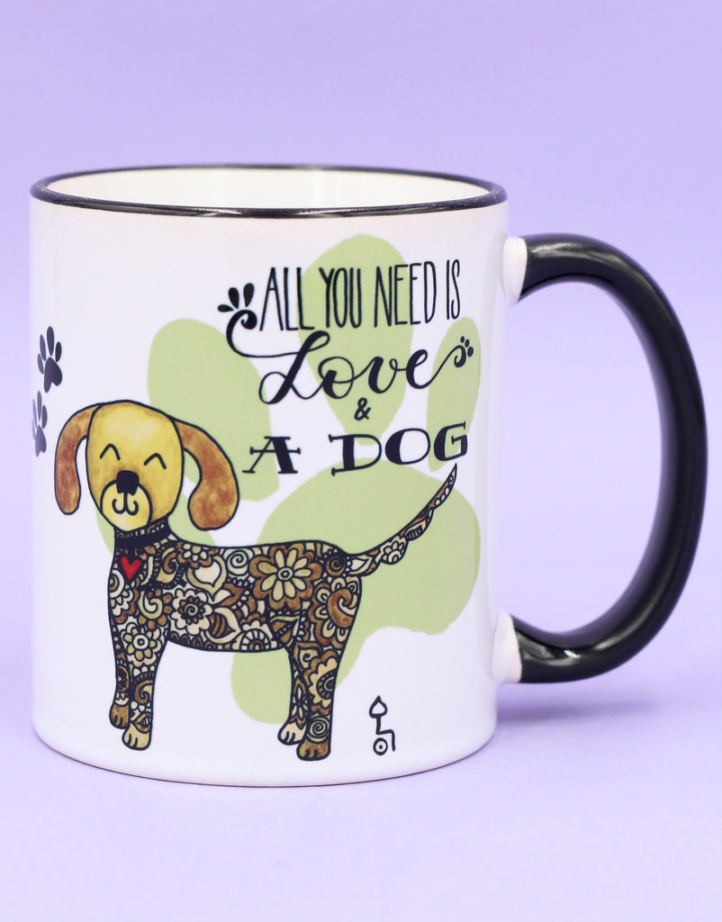 Tasse "All you need is ... dog"-RollinArt