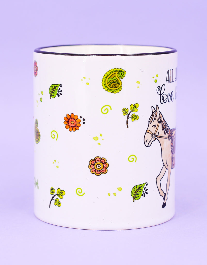 Tasse "All you need is… a horse"-RollinArt