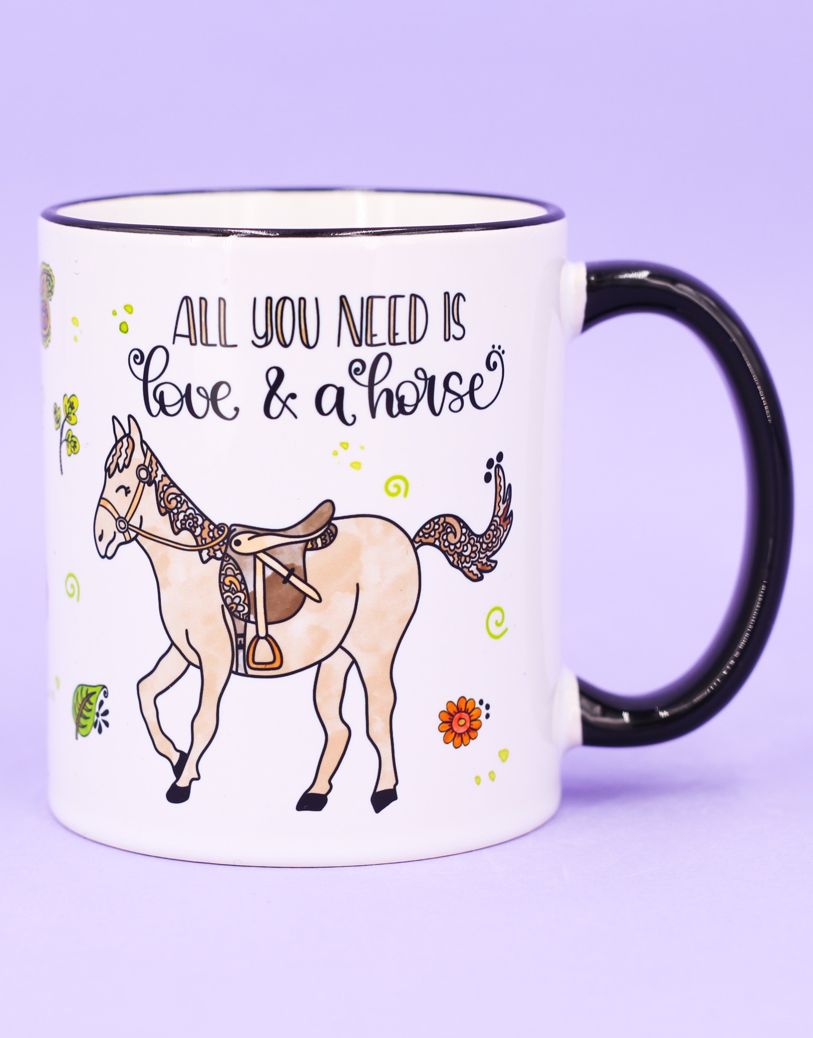 Tasse "All you need is… a horse"-RollinArt