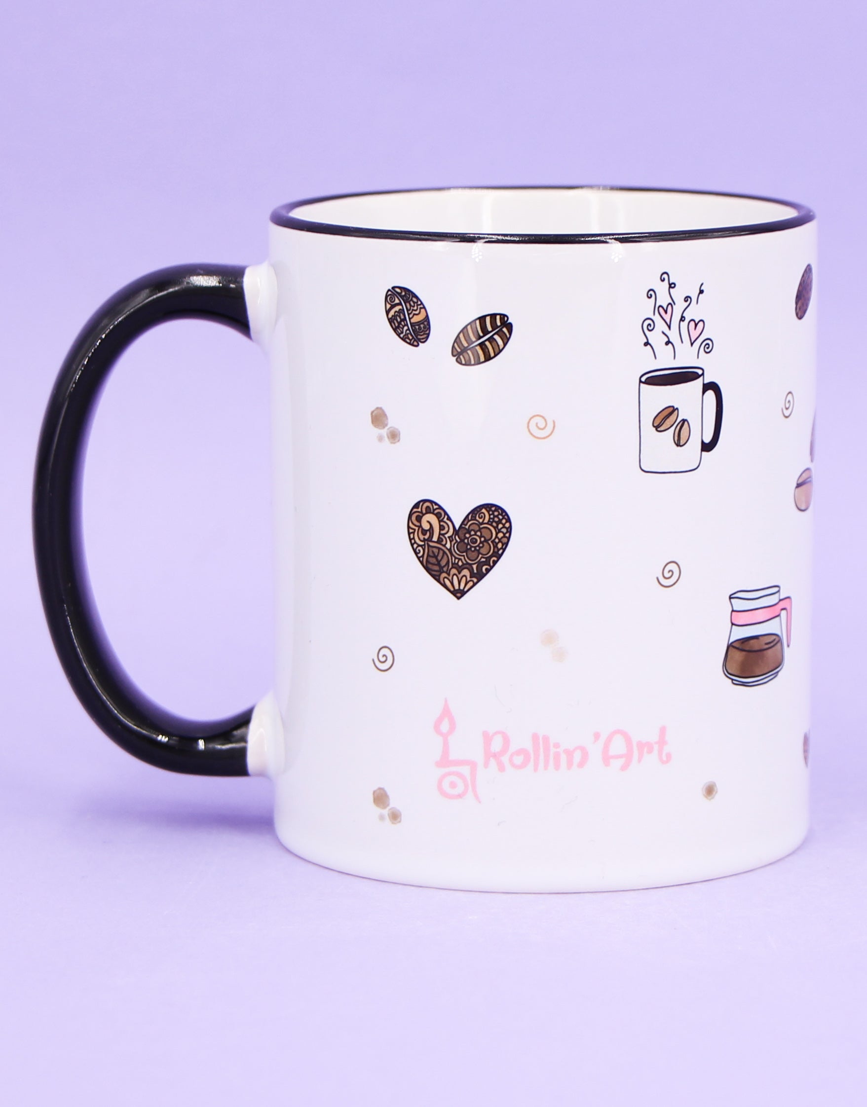 Tasse "In einer ist immer Kaffee"-RollinArt
