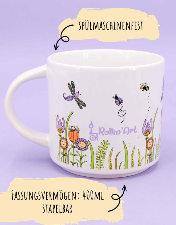 Tasse stapelbar "Lieblingstag"-RollinArt