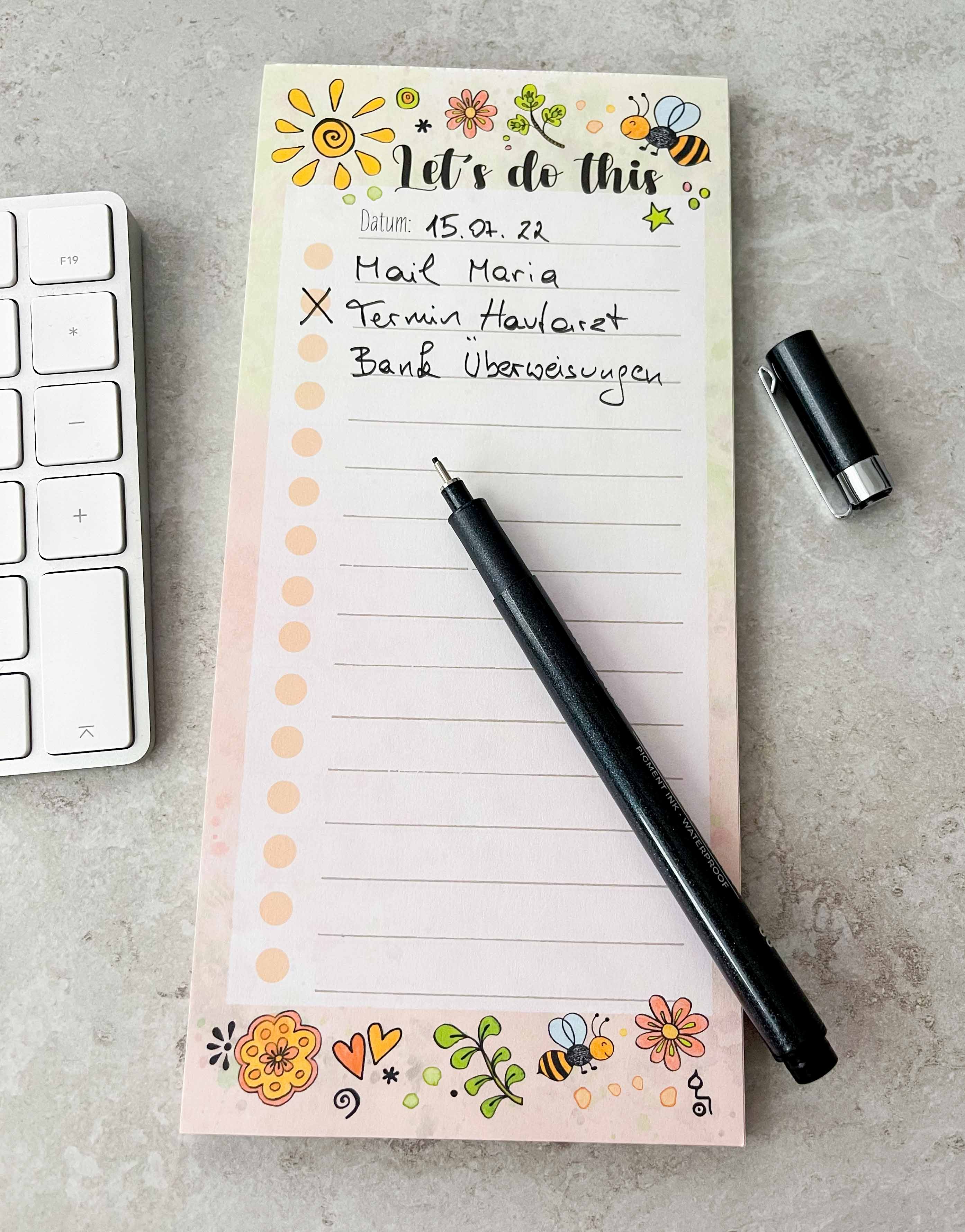 To-do Block "Let's do this"-RollinArt