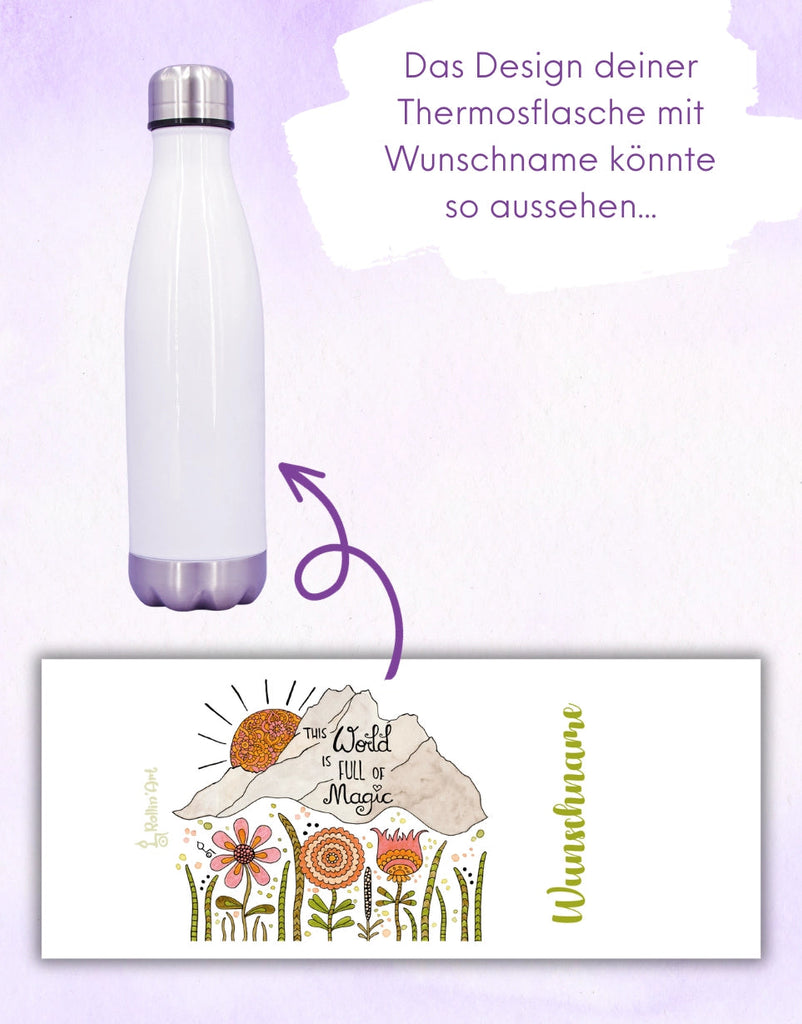 Trinkflasche "Bergliebe"-500ml-RollinArt