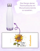 Trinkflasche "Sonnenblume"-RollinArt