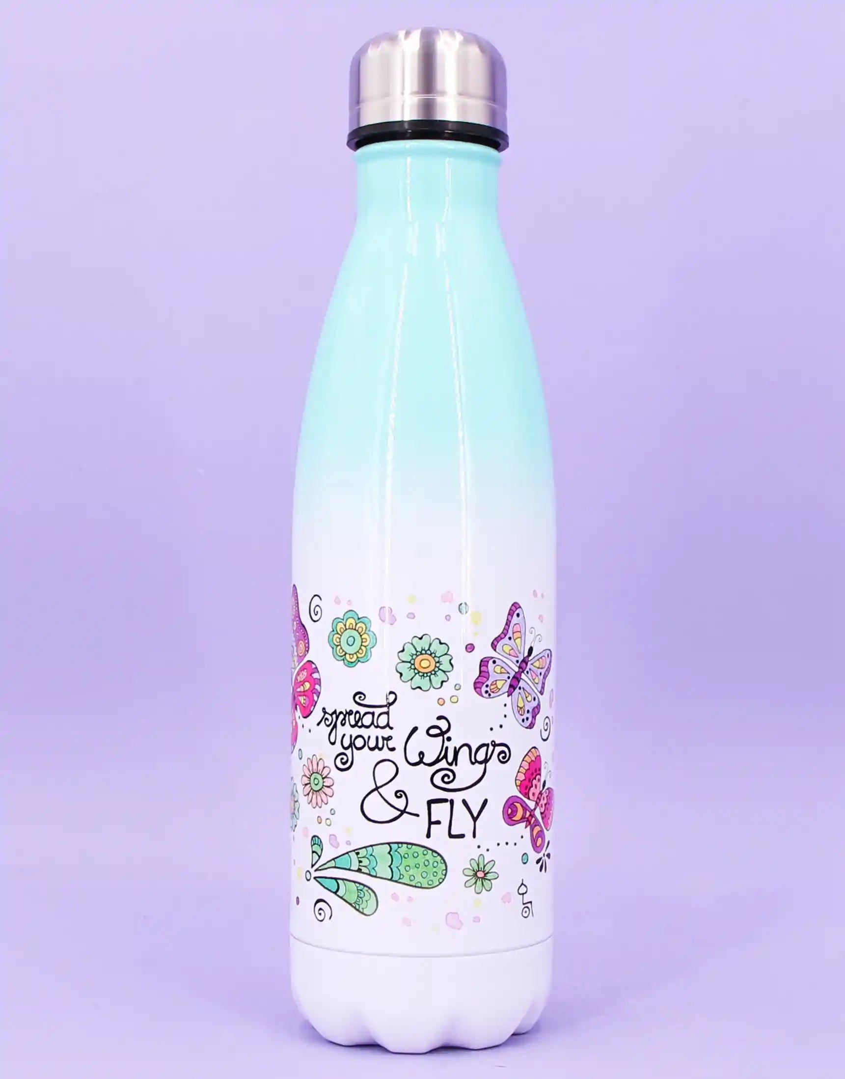 Trinkflasche "Spread your Wings"-500ml-RollinArt