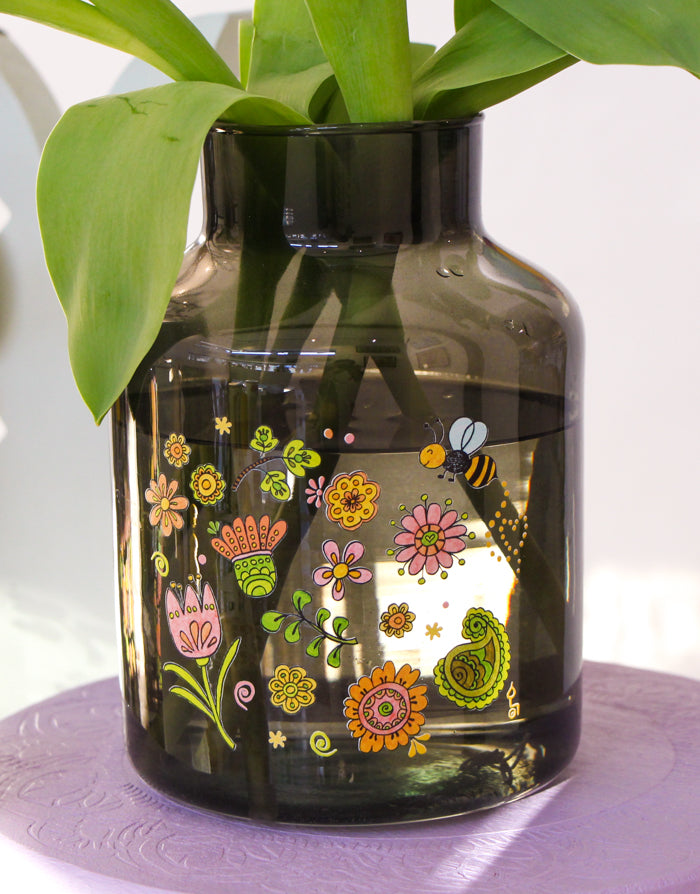 Vase "Frühlingsgefühle"-RollinArt