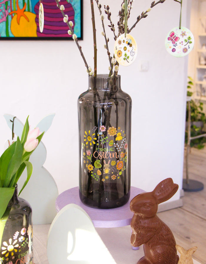 Vase L "Frohe Ostern"-RollinArt