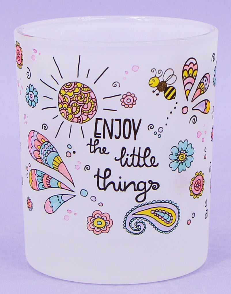 Windlicht "Enjoy the little things"-RollinArt